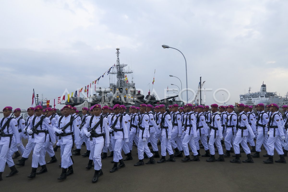 Upacara Hut Ke 77 Tni Al Antara Foto