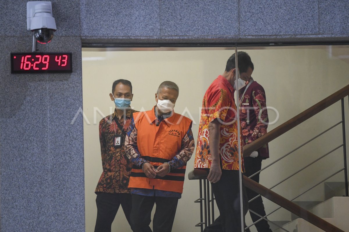 HAKIM AGUNG SUDRAJAD DIMYATI DITAHAN DI KPK | ANTARA Foto