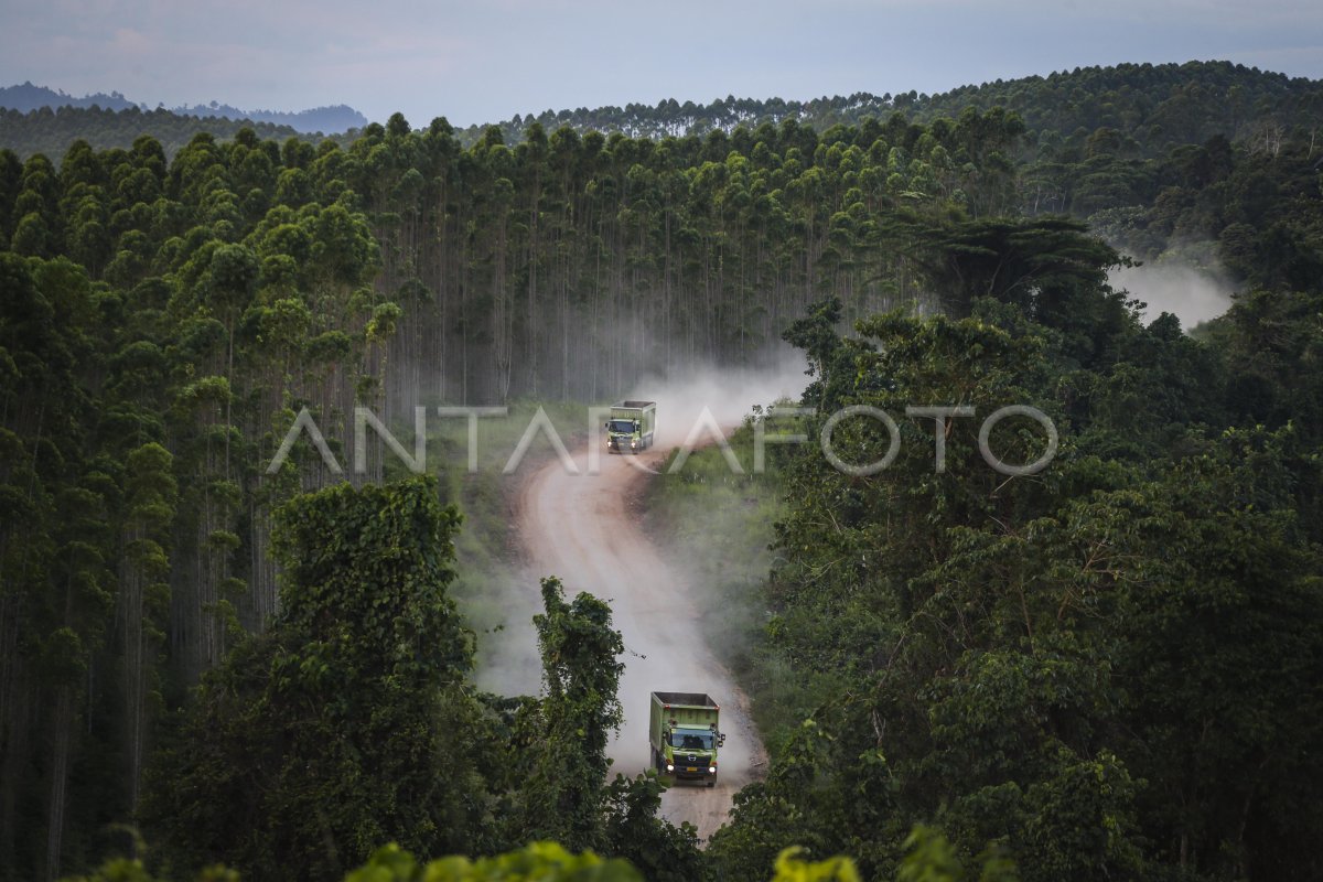 PENINGKATAN INTENSITAS PEMBANGUNAN IKN NUSANTARA | ANTARA Foto