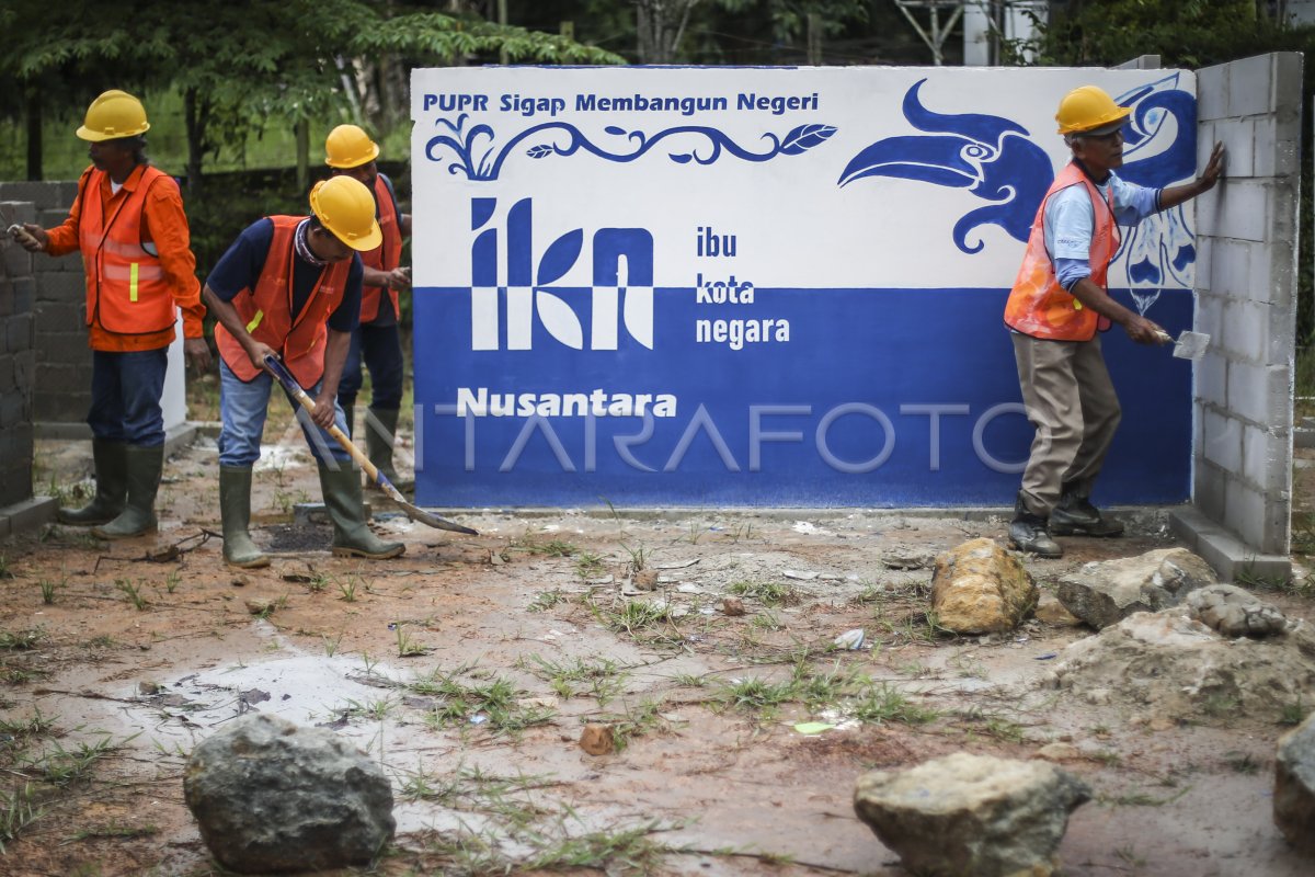 PELATIHAN CALON TENAGA KERJA KONSTRUKSI IKN | ANTARA Foto