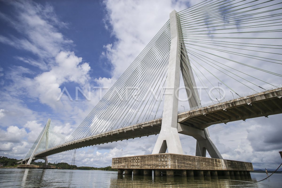 JEMBATAN PULAU BALANG AKSES PENGHUBUNG IKN | ANTARA Foto