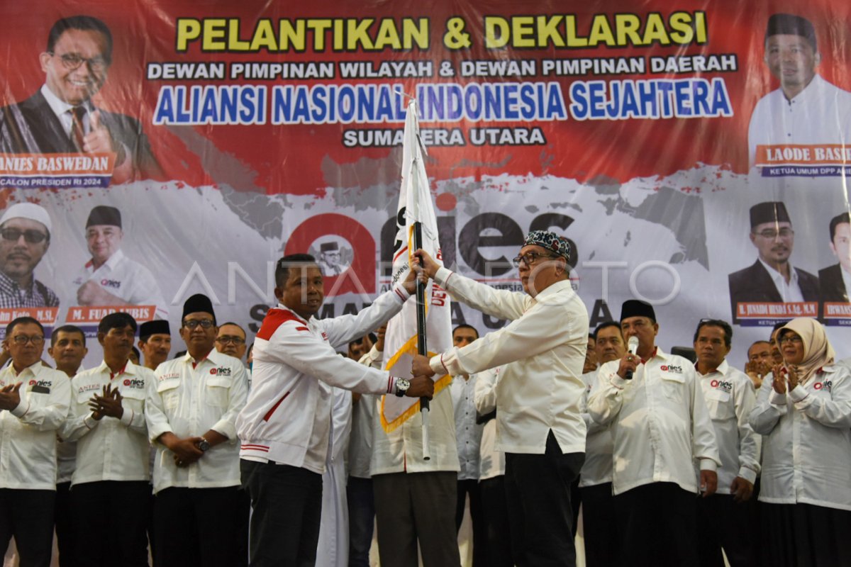 DUKUNGAN RELAWAN ANIES BASWEDAN | ANTARA Foto