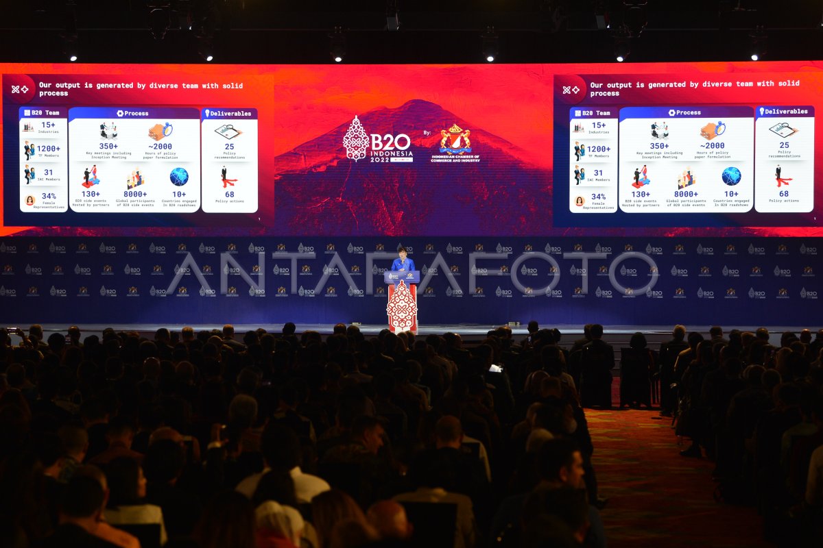 PEMBUKAAN B20 SUMMIT 2022 INDONESIA | ANTARA Foto