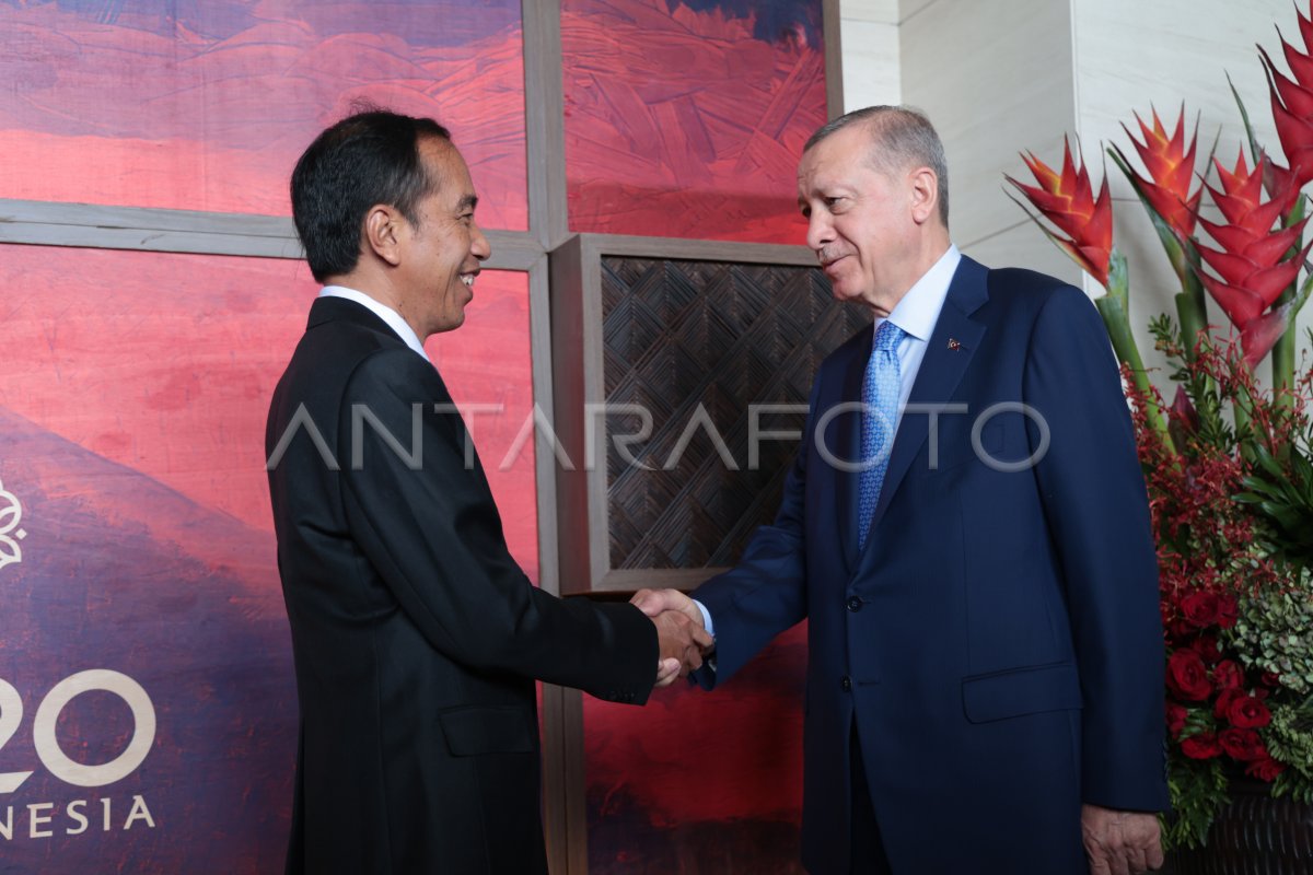 PERTAMUAN BILATERAL INDONESIA - TURKI | ANTARA Foto