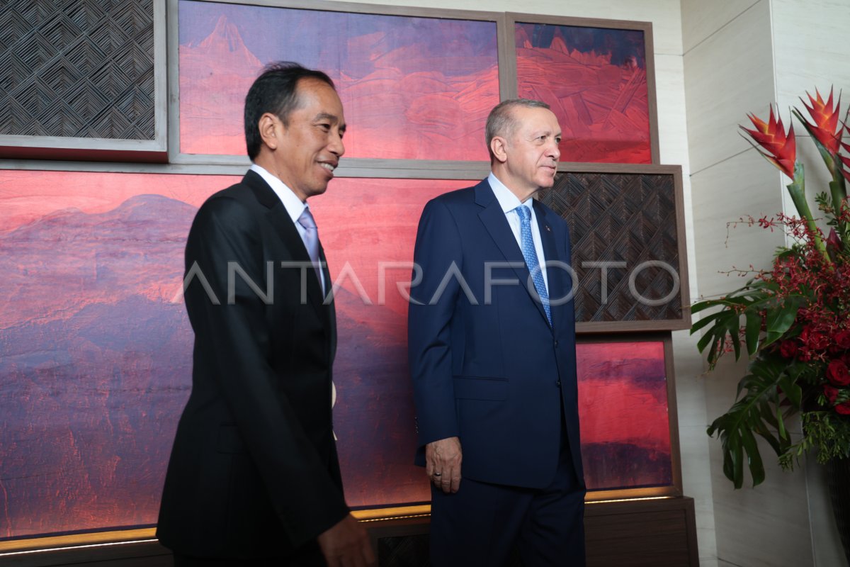 PERTAMUAN BILATERAL INDONESIA - TURKI | ANTARA Foto