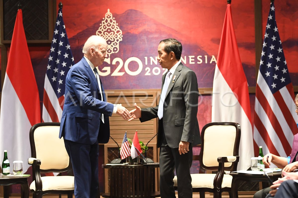 PERTEMUAN BILATERAL INDONESIA DENGAN AMERIKA SERIKAT | ANTARA Foto