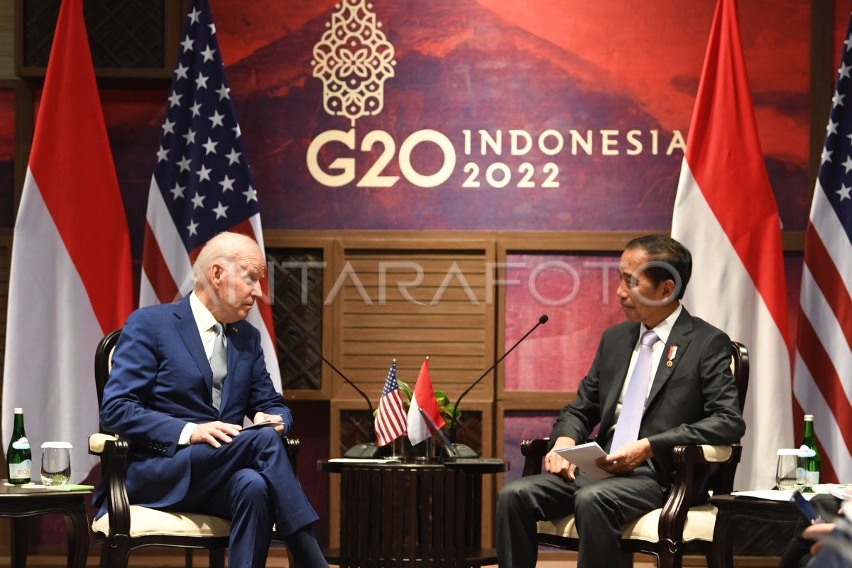 PERTEMUAN BILATERAL INDONESIA DENGAN AMERIKA SERIKAT | ANTARA Foto