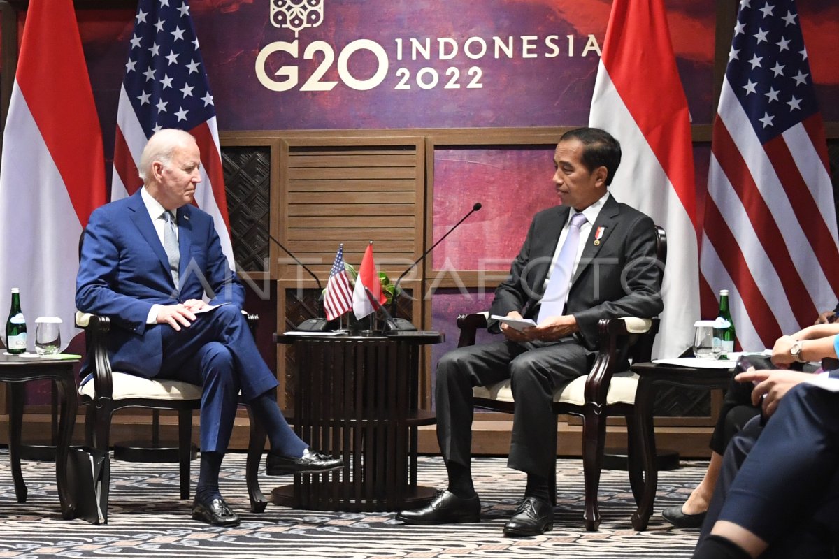 PERTEMUAN BILATERAL INDONESIA DENGAN AMERIKA SERIKAT | ANTARA Foto