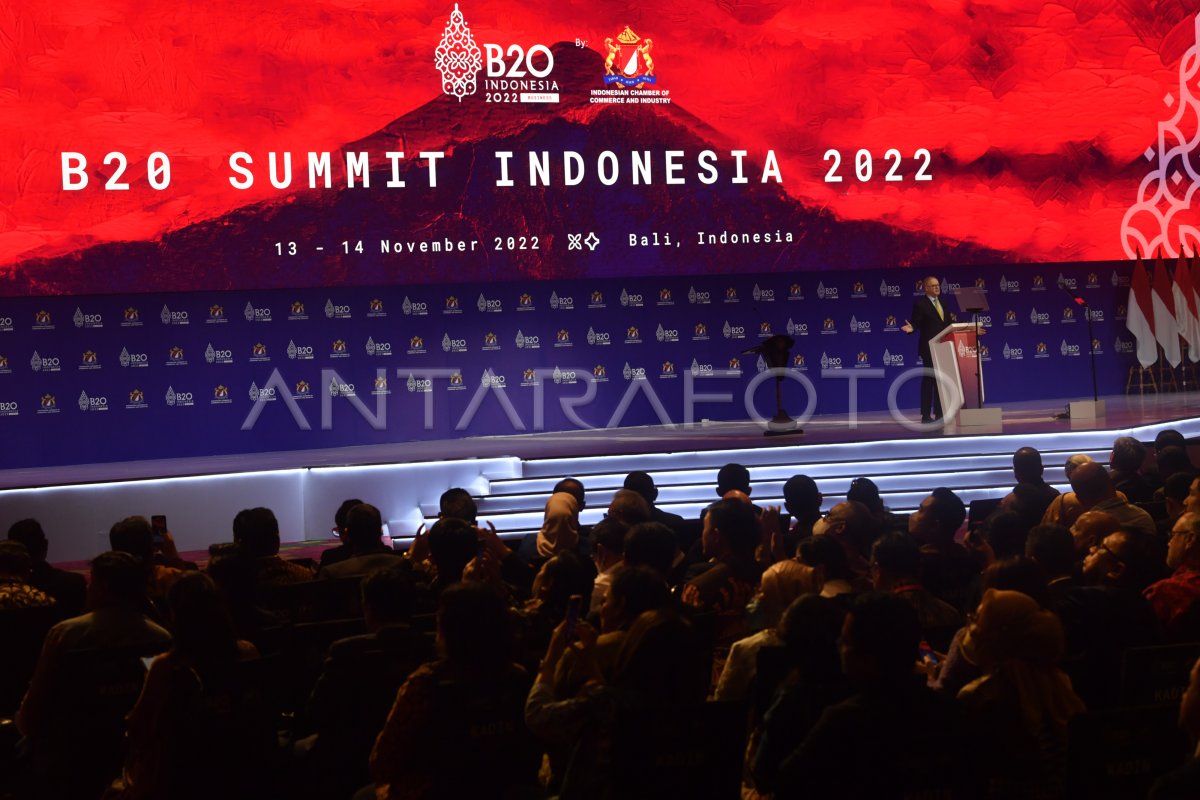 PM AUSTRALIA HADIRI B20 SUMMIT INDONESIA | ANTARA Foto