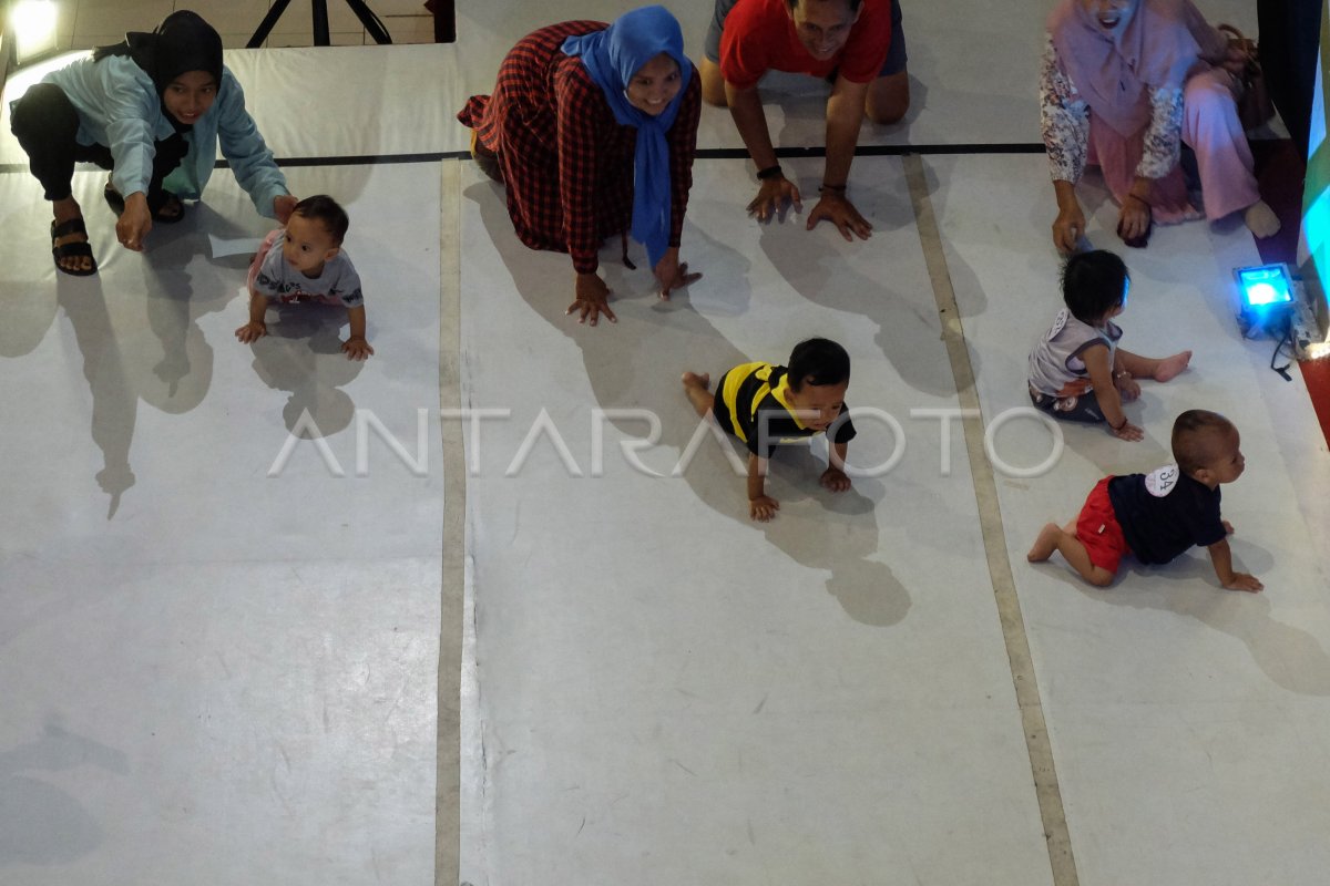 LOMBA BAYI MERANGKAK | ANTARA Foto