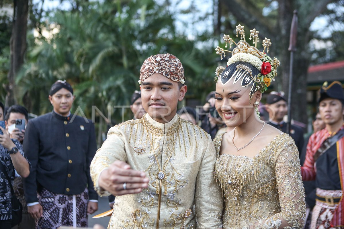 AKAD NIKAH KAESANG DAN ERINA | ANTARA Foto