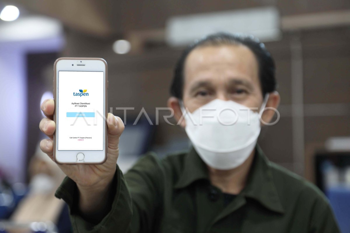 LAYANAN TASPEN OTENTIKASI ANTARA Foto