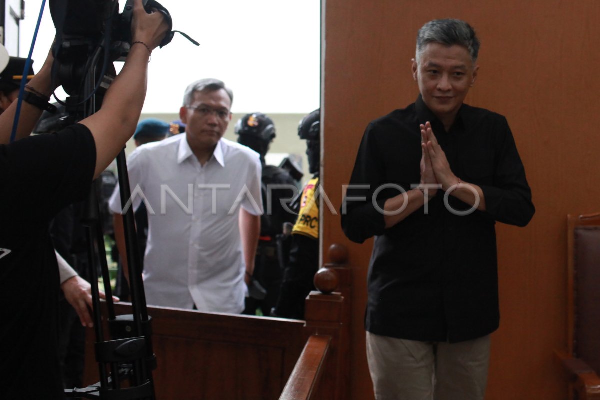 SIDANG LANJUTAN KASUS PERINTANGAN PENYIDIKAN | ANTARA Foto