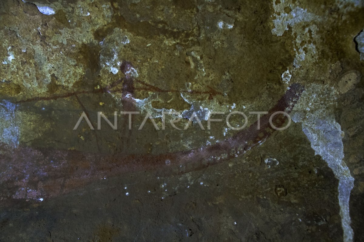 PEMANTAUAN DI CAGAR BUDAYA BULU SIPONG 1 DI MAROS | ANTARA Foto
