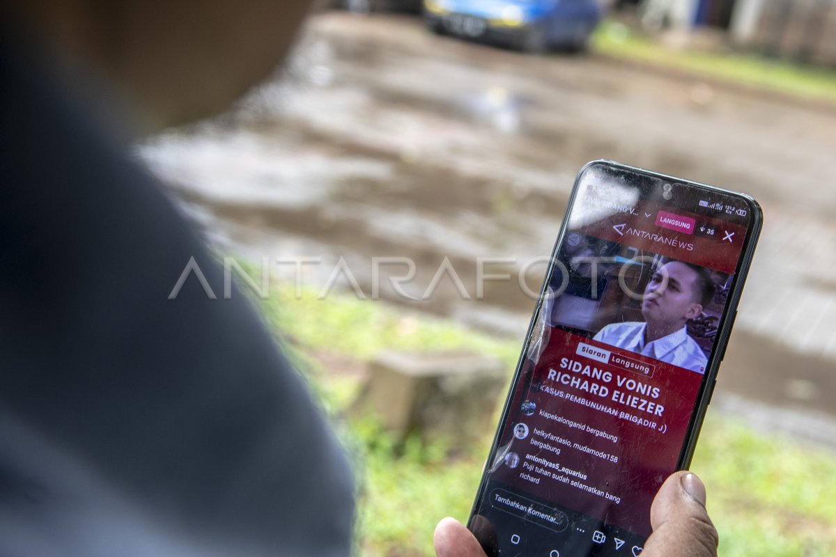 SIDANG VONIS RICHARD ELIEZER | ANTARA Foto