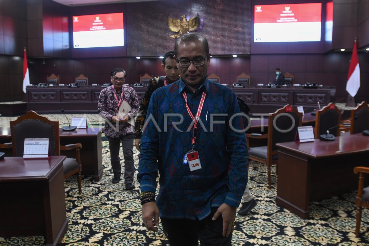 SIDANG UJI MATERI UU PEMILU | ANTARA Foto