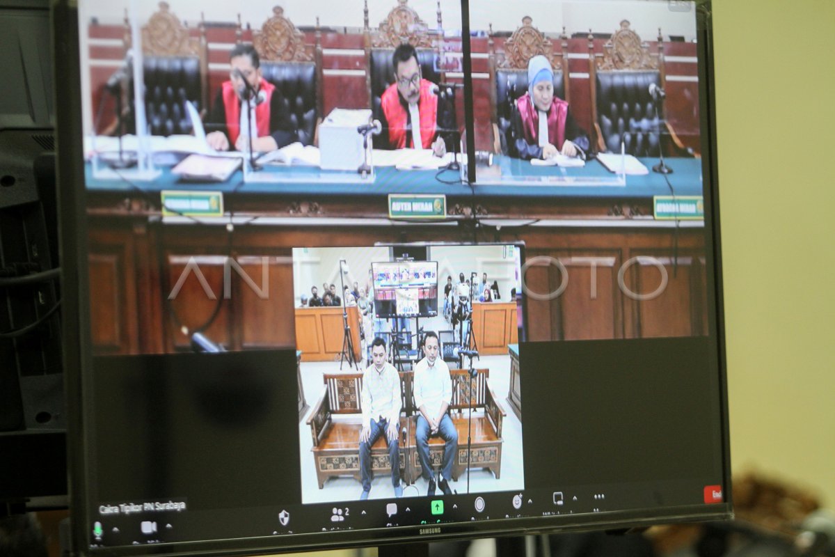 SIDANG PERDANA KASUS SUAP DANA HIBAH PROVINSI JAWA TIMUR | ANTARA Foto