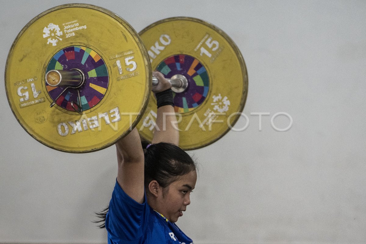 PELATNAS ANGKAT BESI SEA GAMES 2023 | ANTARA Foto