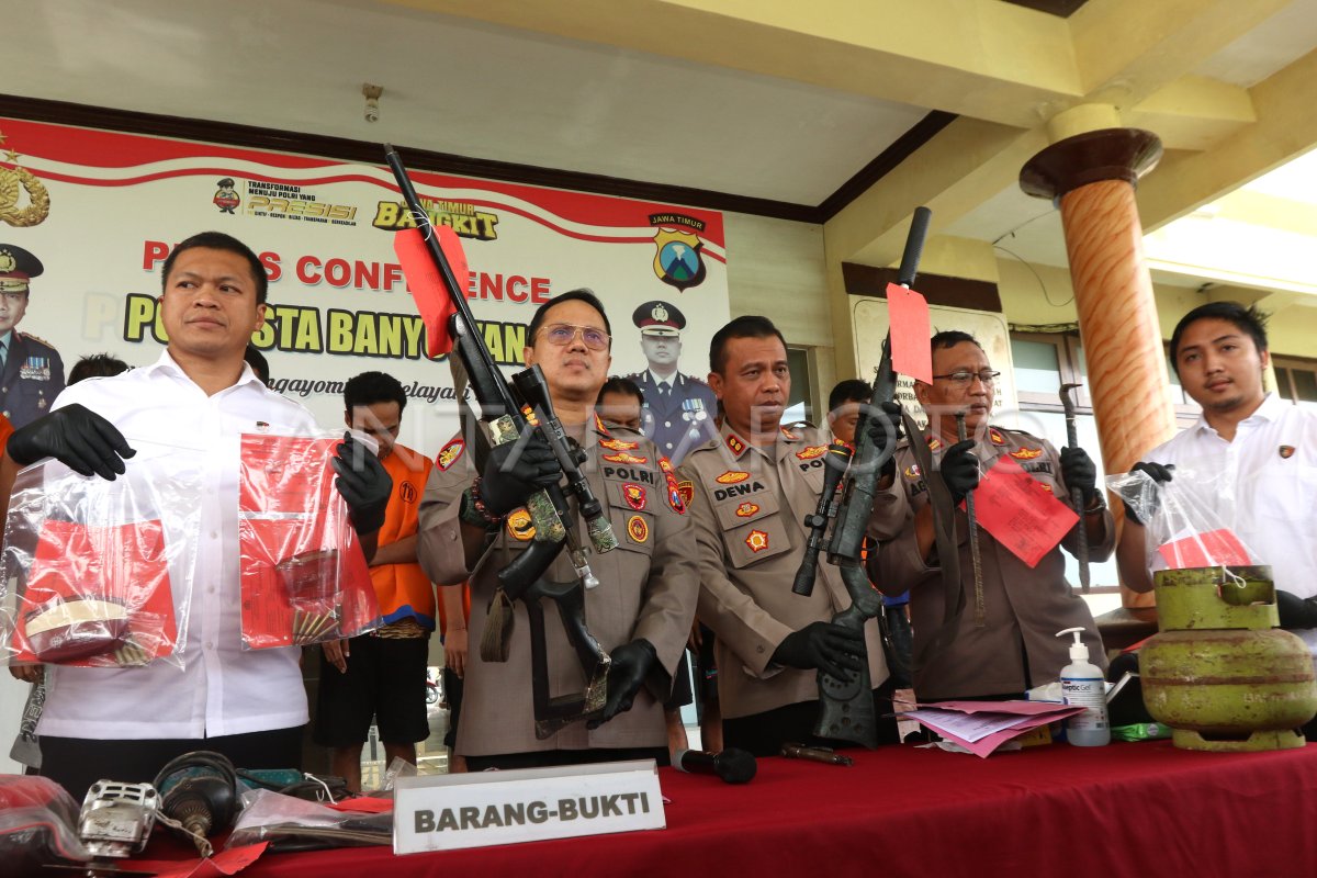 RILIS SEJUMLAH KASUS KEJAHATAN DI BANYUWANGI