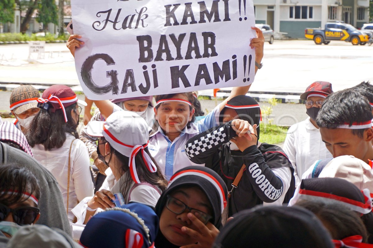 Unjuk Rasa Guru P3k Papua Barat Dan Papua Barat Daya Antara Foto