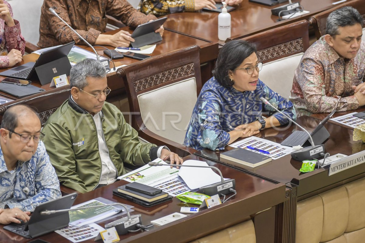 Raker Kementerian Keuangan Dengan Komisi Xi Dpr Antara Foto