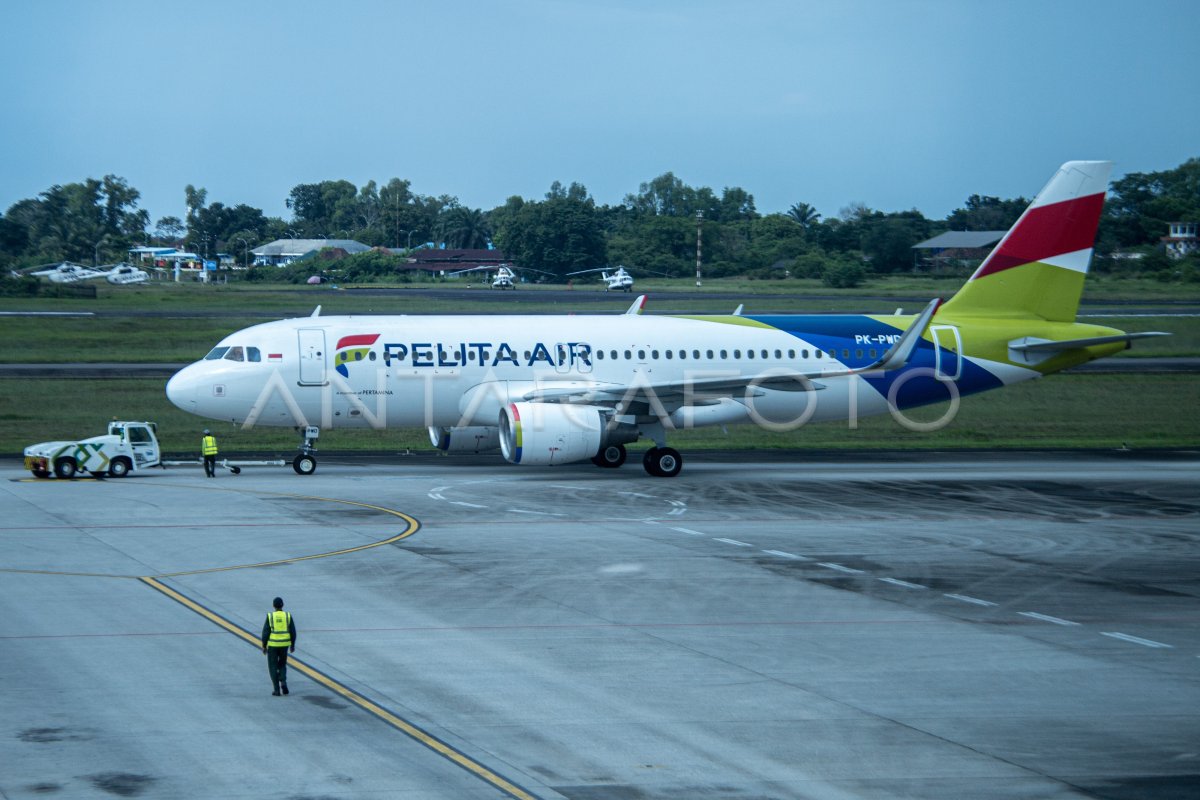 RUTE BARU PELITA AIR | ANTARA Foto