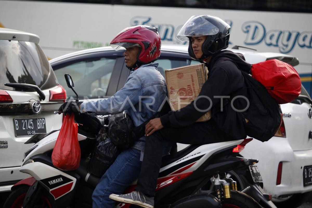 Himbauan Mudik Tidak Menggunakan Sepeda Motor Antara Foto