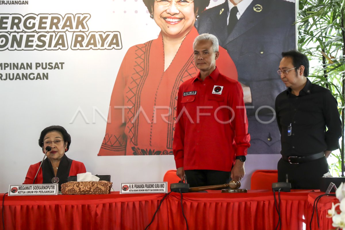 Pdi Perjuangan Tetapkan Ganjar Pranowo Calon Presiden 2024 Antara Foto 7185