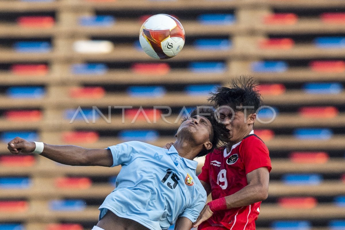 Timnas Indonesia U-22 Menang Atas Myanmar | ANTARA Foto