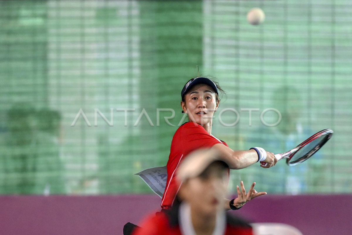 Soft Tenis Ganda Putri Indonesia Raih Perunggu Antara Foto 7405