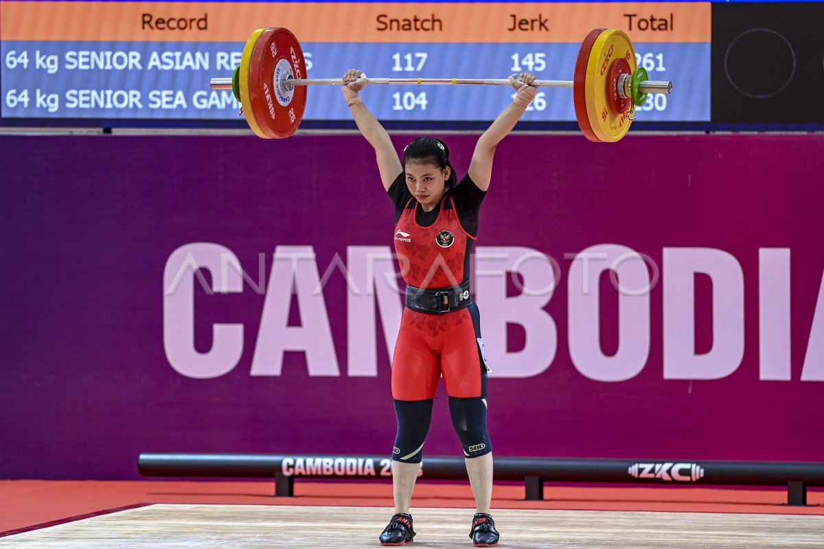 Lifter Tsabitha Alfiah Raih Emas SEA Games 2023 ANTARA Foto