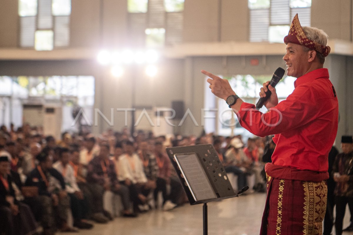 Silahturahmi dan safari budaya Ganjar Pranowo di Bumi Sriwijaya