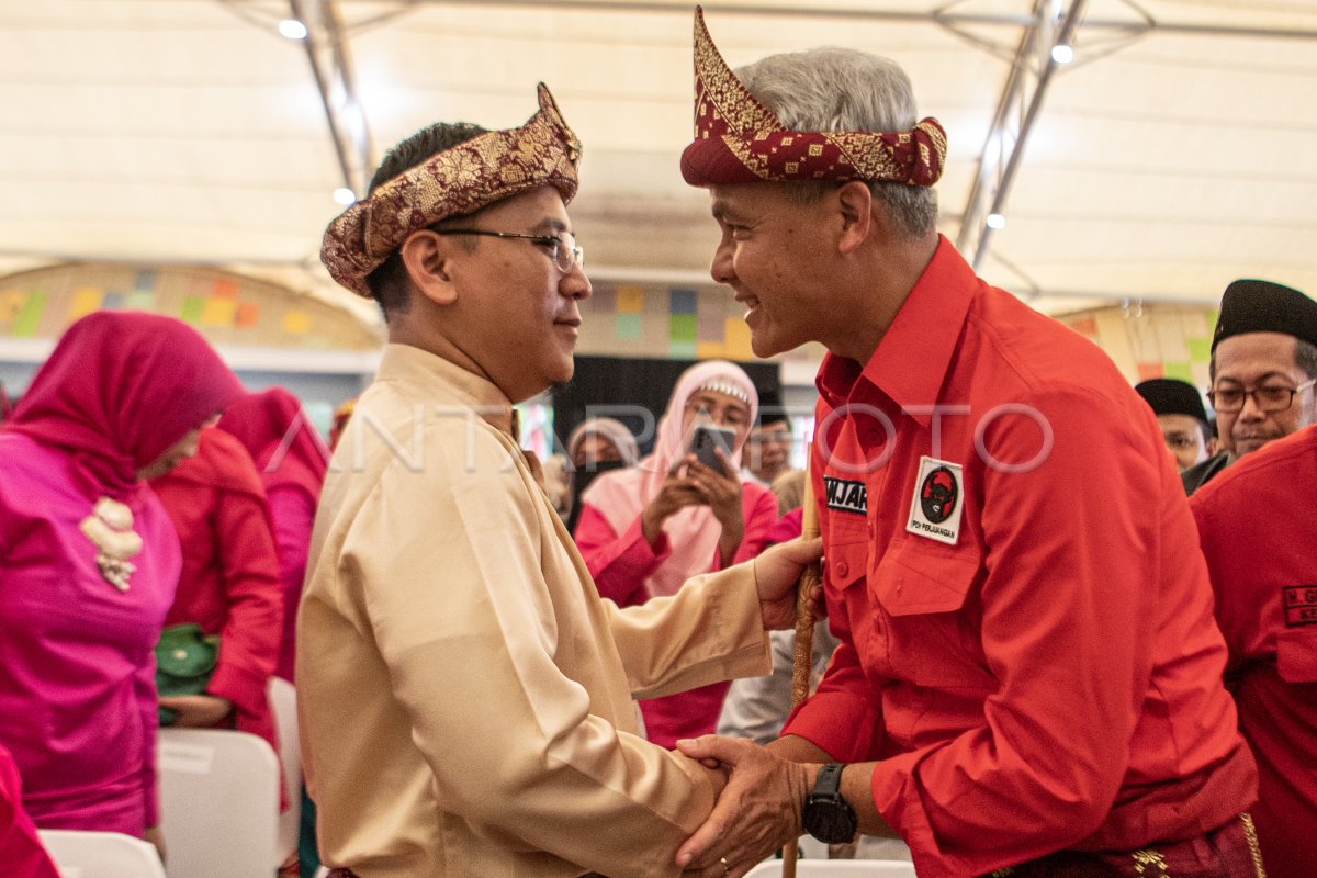 Silahturahmi dan safari budaya Ganjar Pranowo di Bumi Sriwijaya