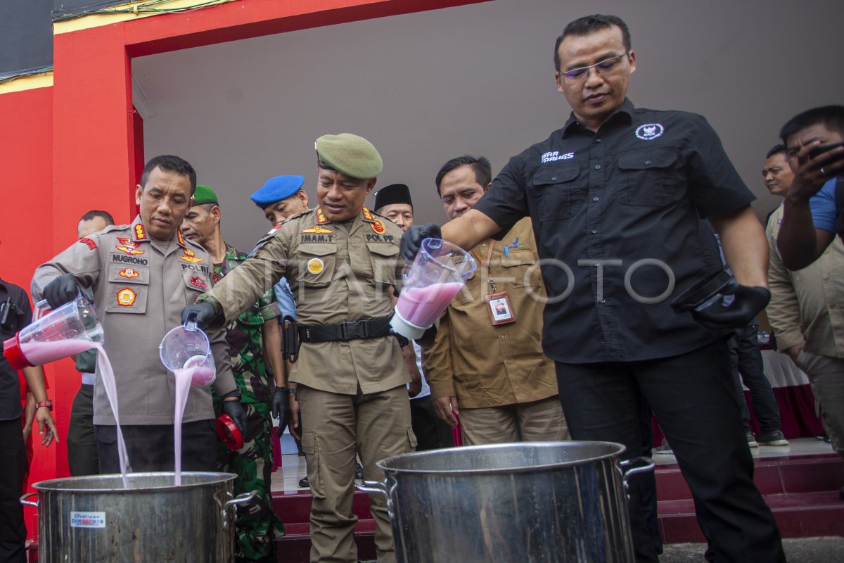 Polresta Barelang musnahkan barang bukti narkoba
