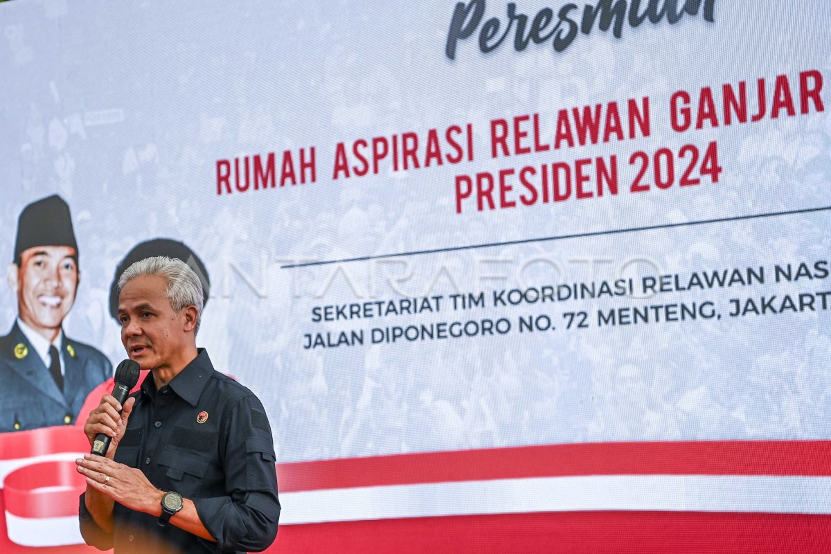 Ganjar resmikan rumah aspirasi pemenangan pilpres