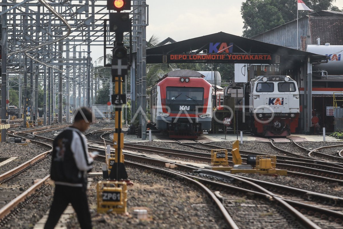 Peningkatan Kecepatan Kereta Api Daop 6 | ANTARA Foto