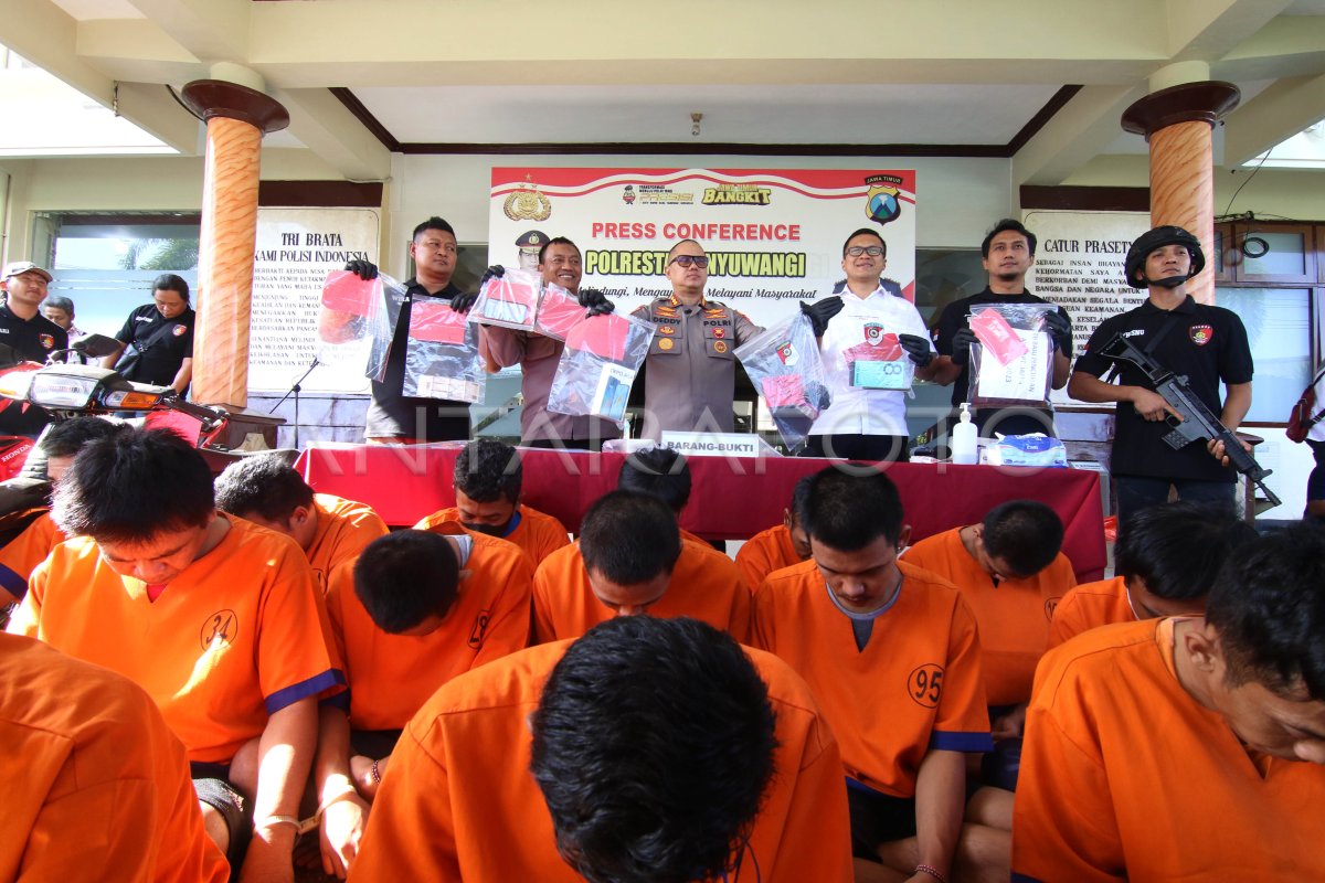 Rilis hasil Operasi Sikat Semeru Polresta Banyuwangi