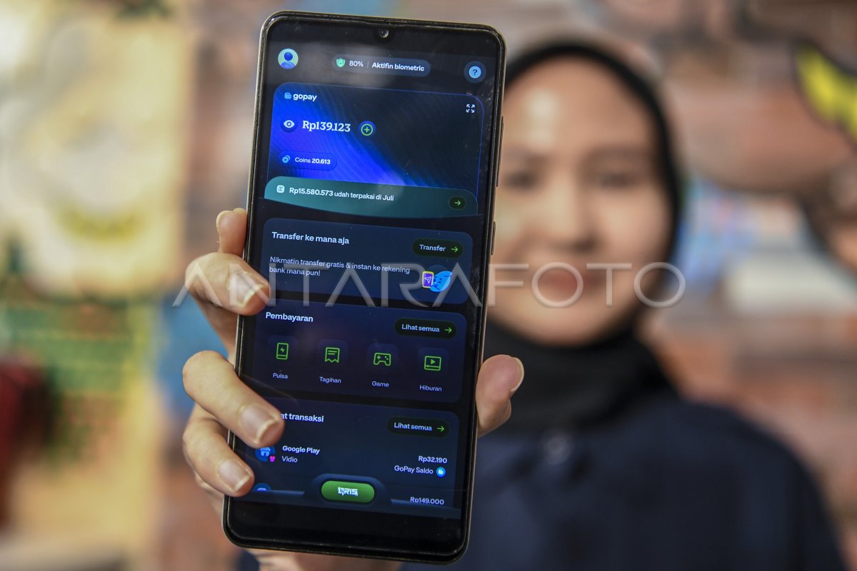 GoTo Luncurkan Aplikasi GoPay | ANTARA Foto