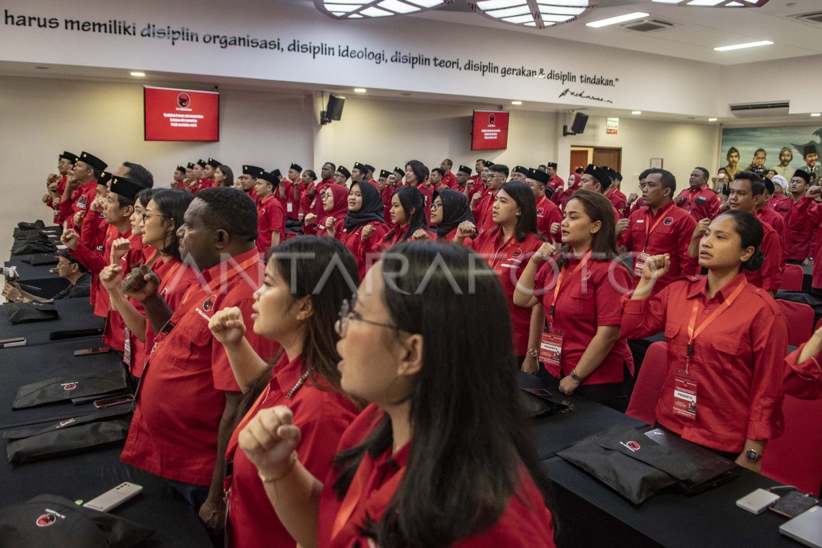 Pelatihan Jurkam Pdip Jelang Kampanye Pemilu 2024 Antara Foto