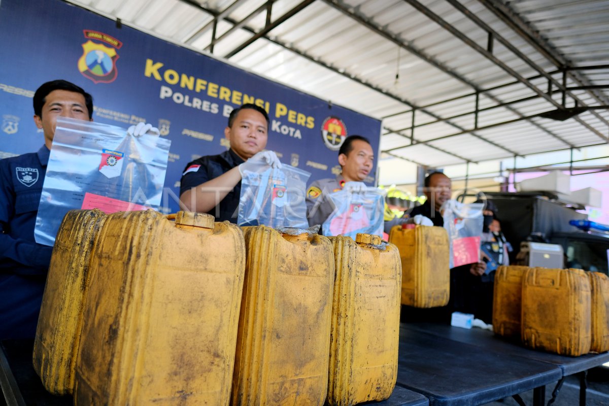Penyalahgunaan solar subsidi di Blitar