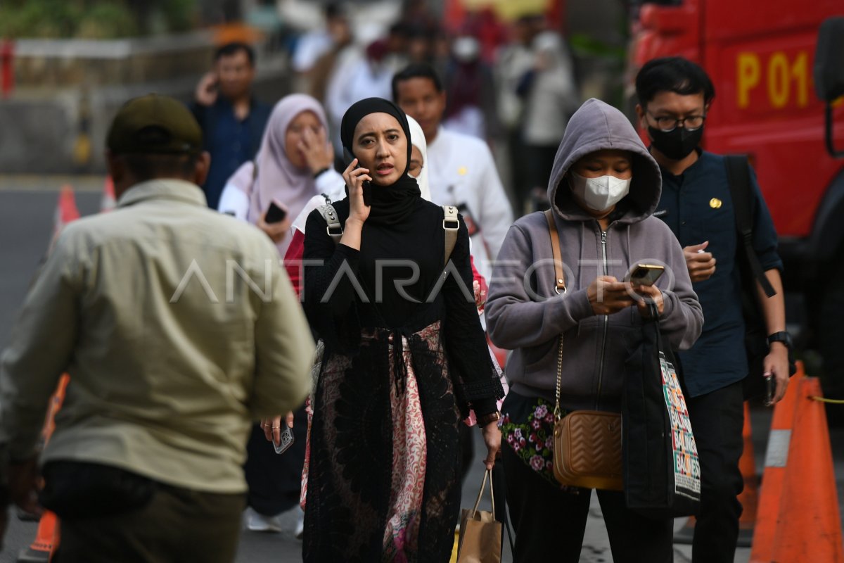 ASN Pemprov Jakarta WFH Mulai 21 Agustus 2023 | ANTARA Foto