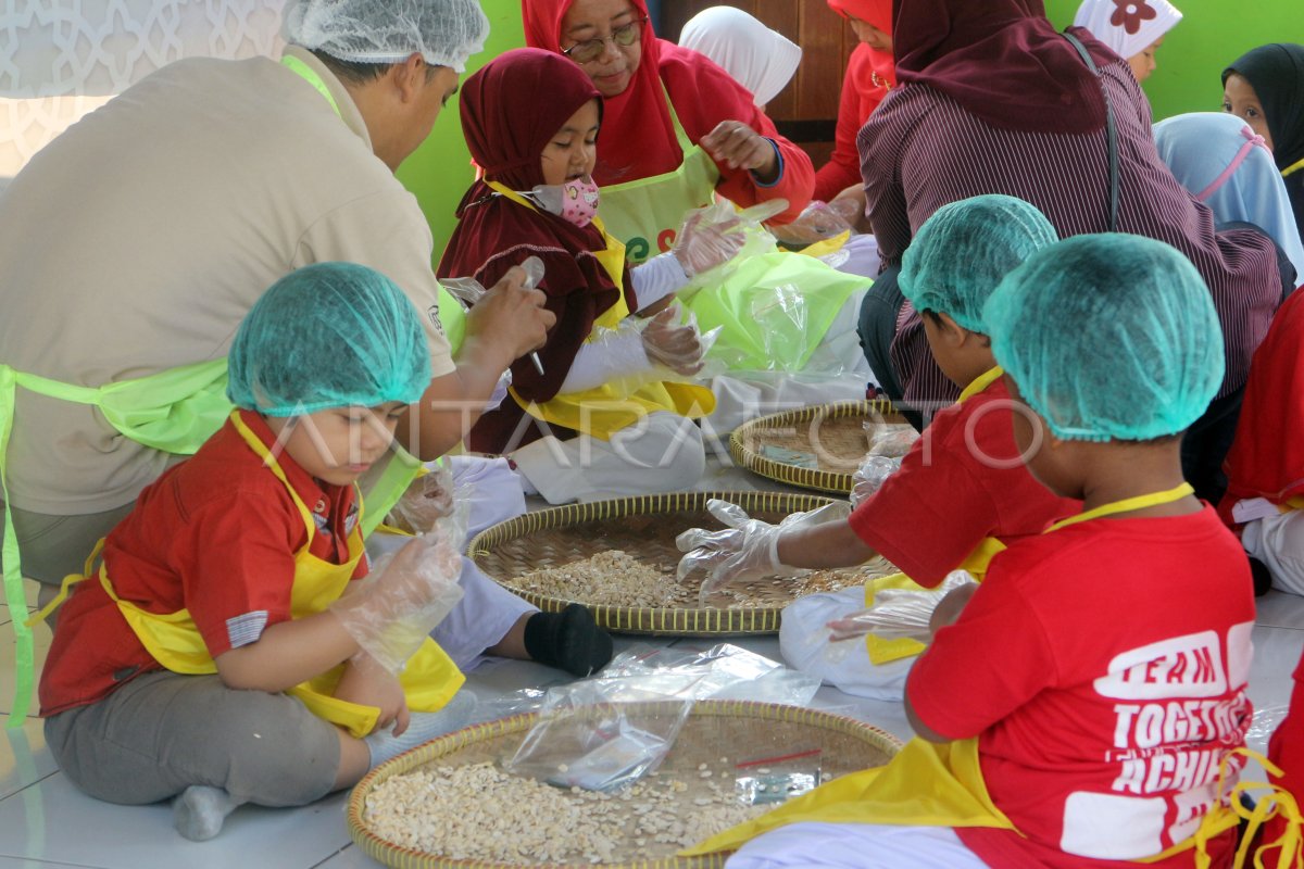 Edukasi cara membuat tempe antara foto