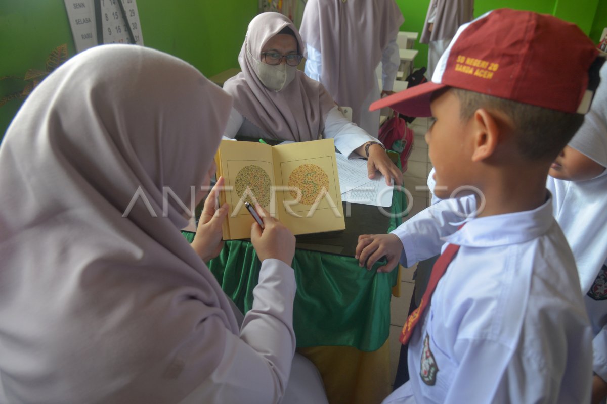 Color Blindness Screening at SDN 20, Banda Aceh – School Children’s Immunization Month (BIAS)