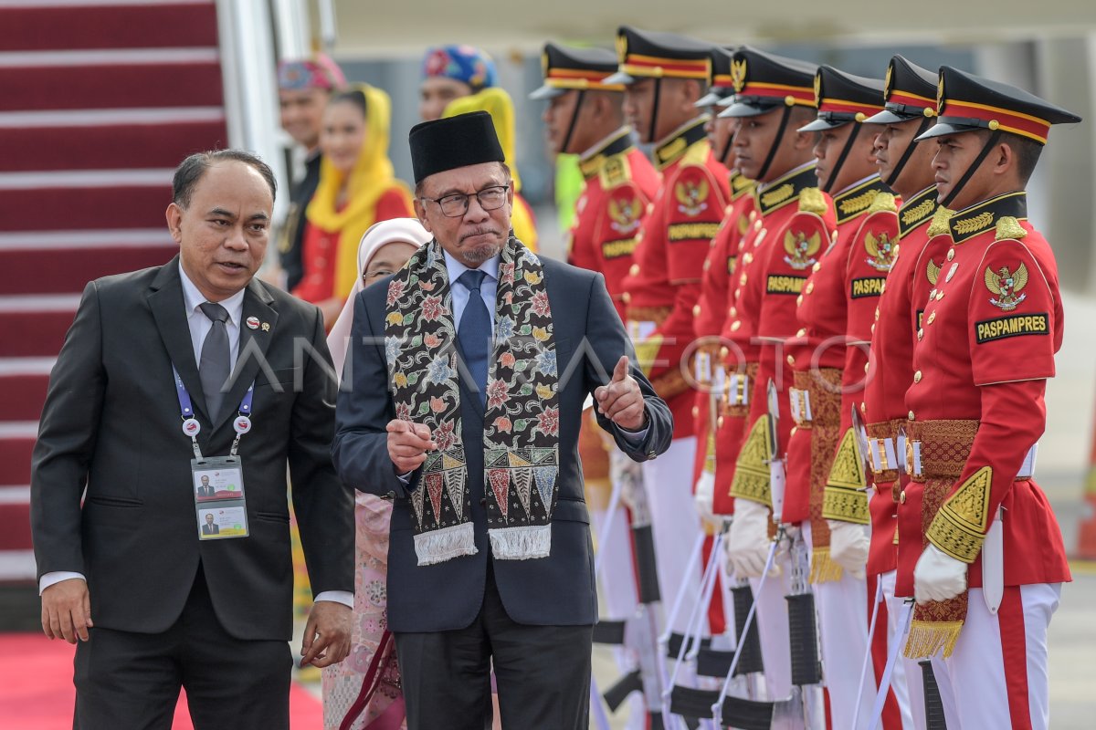 Kedatangan Perdana Menteri Malaysia Anwar Ibrahim Antara Foto