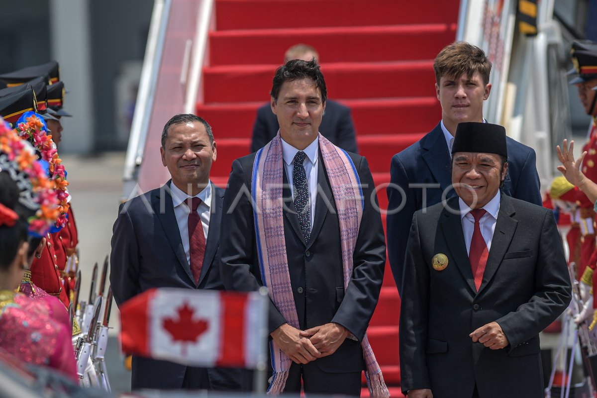 Kedatangan Perdana Menteri Kanada Justin Trudeau | ANTARA Foto