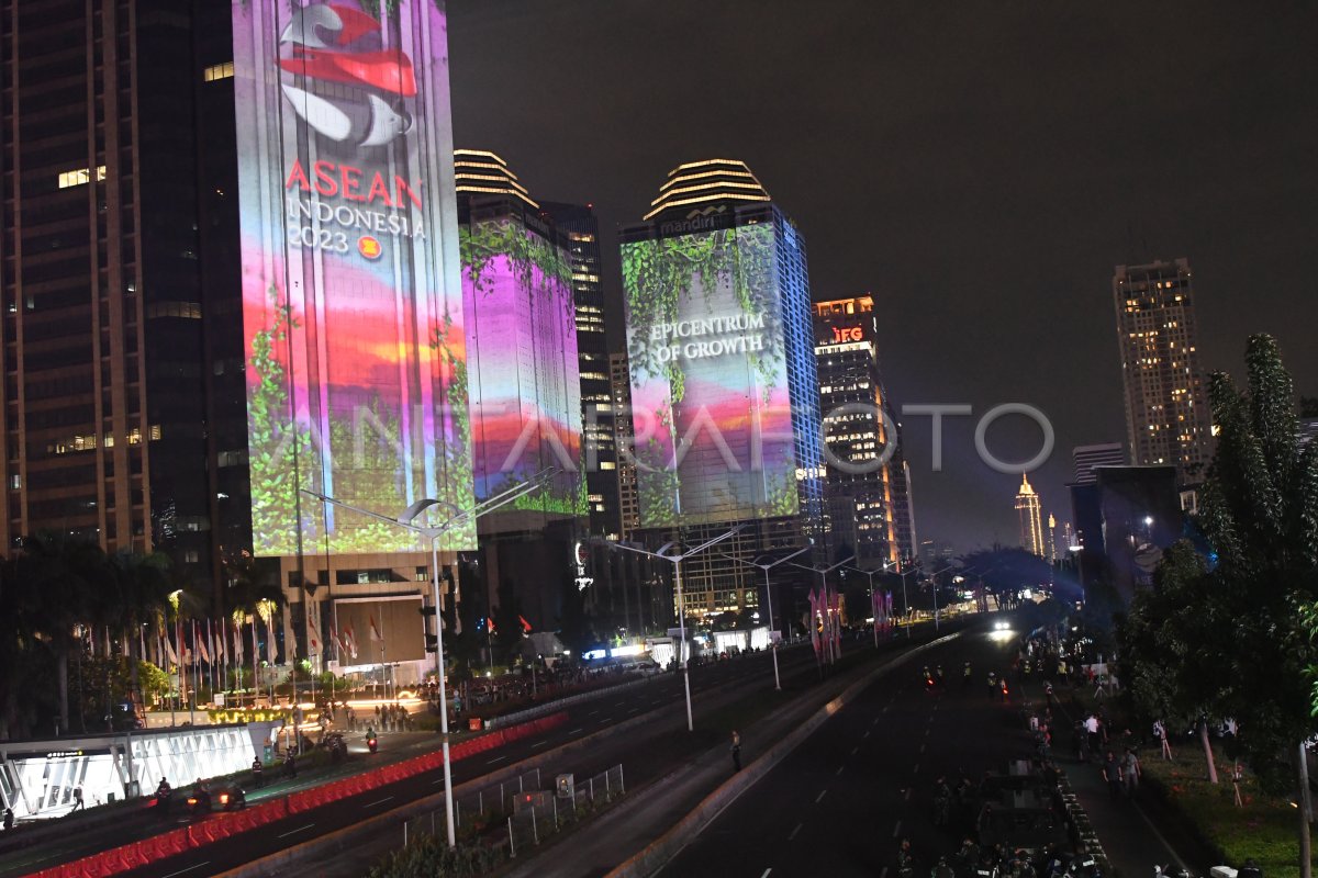 Video Mapping Gala Dinner KTT ke-43 KTT ASEAN