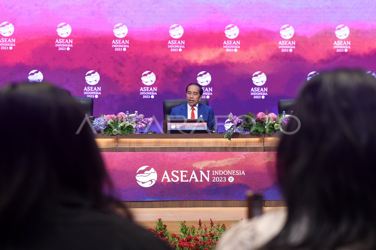 Konferensi pers penutupan KTT ke-43 ASEAN 2023
