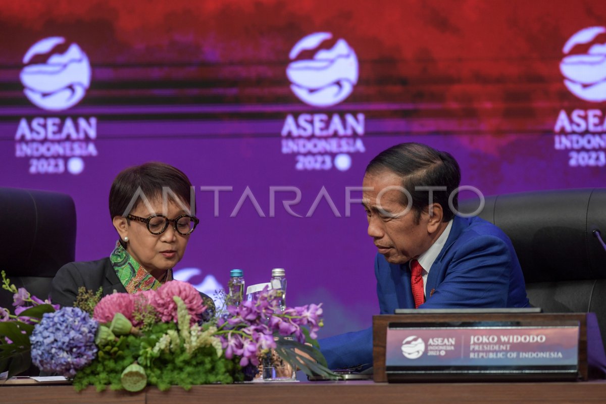 Konferensi pers penutupan KTT ke-43 ASEAN 2023