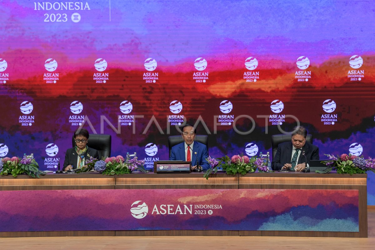 Konferensi pers penutupan KTT ke-43 ASEAN 2023