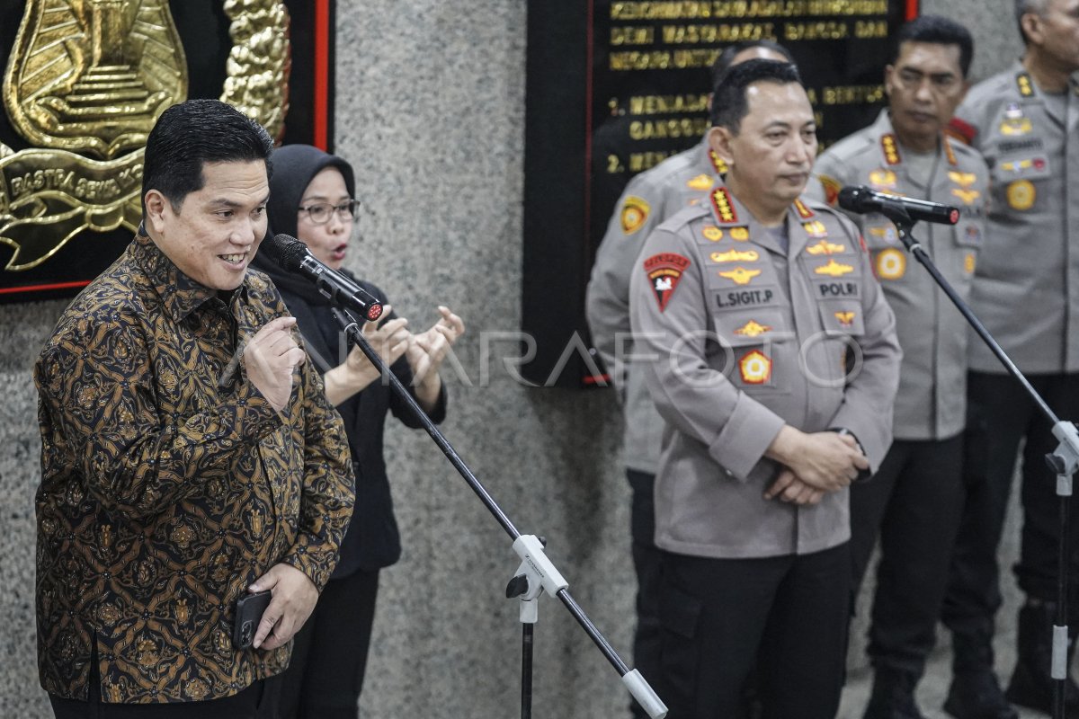 Audiensi Ketum PSSI dengan Kapolri